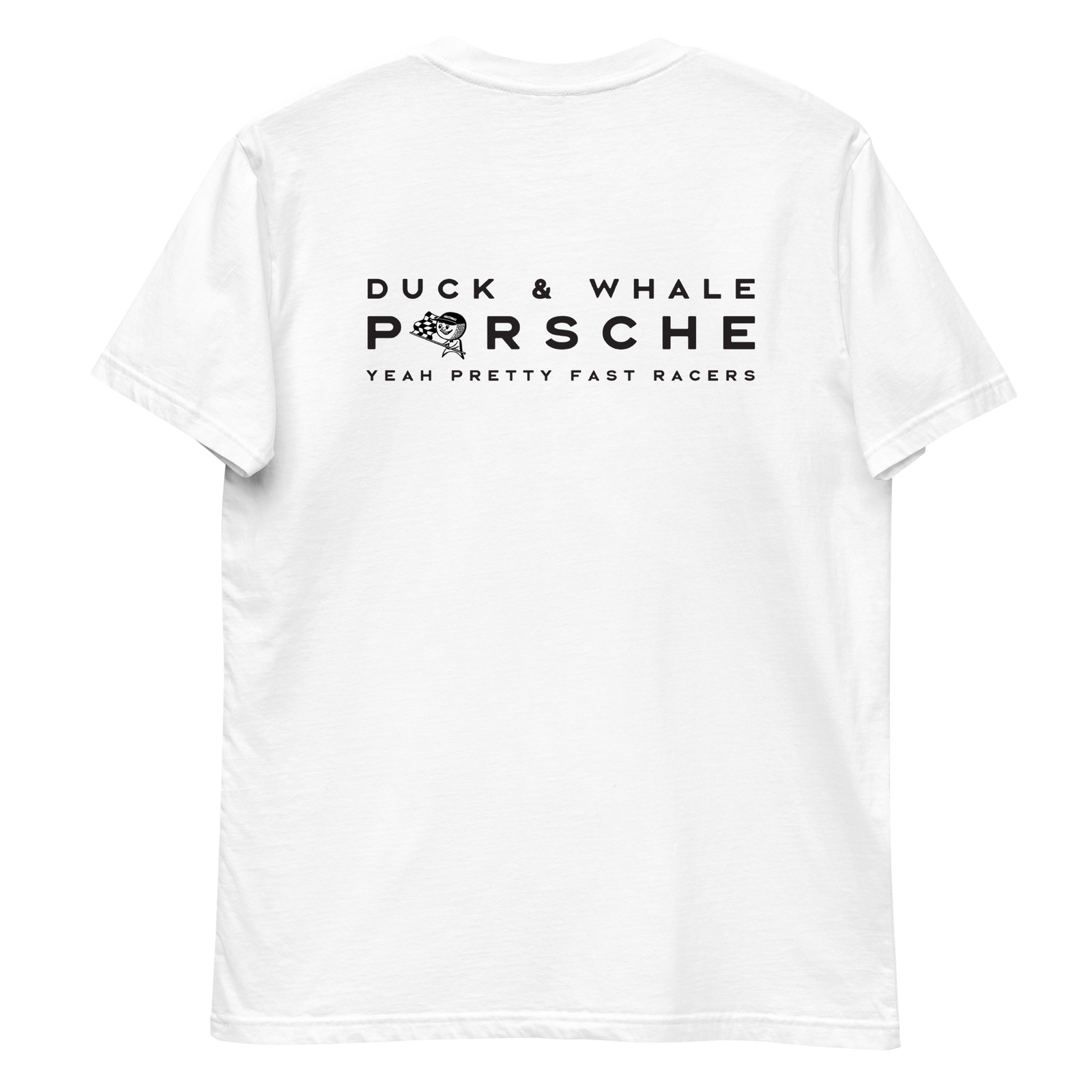 Men's 'yeah pretty fast' staple tee