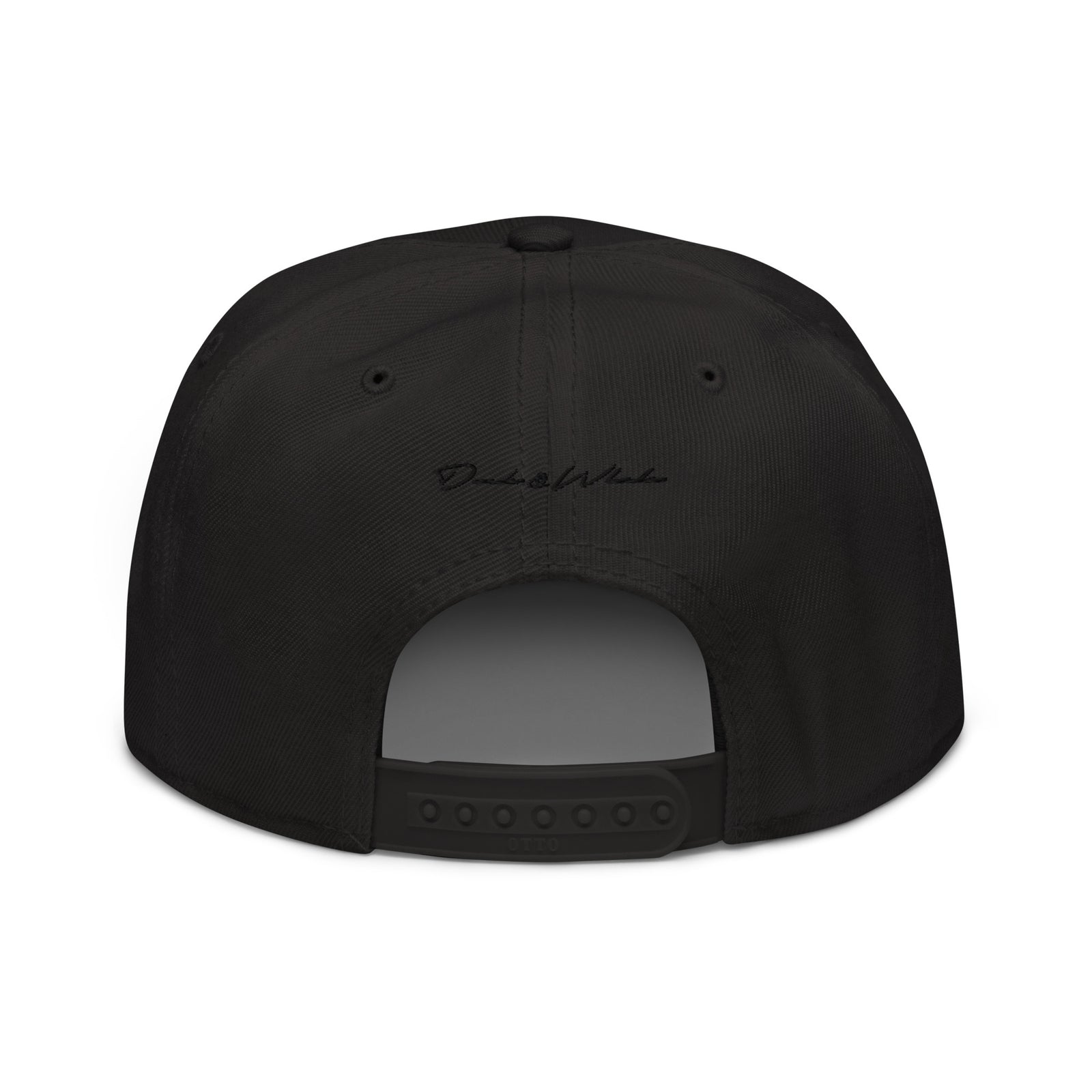 Duck & Whale Snapback Hat Black Stitching (choice of 3)