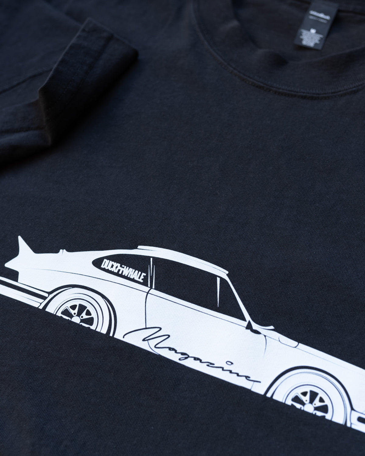 Oversized DUCK & WHALE Por-che 911 t-shirt