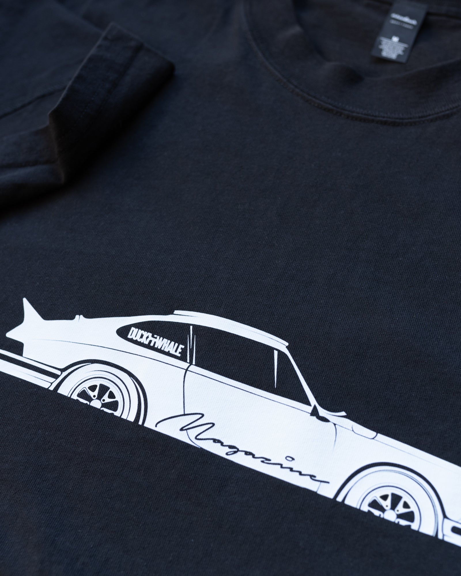 Oversized DUCK & WHALE Por-che 911 t-shirt