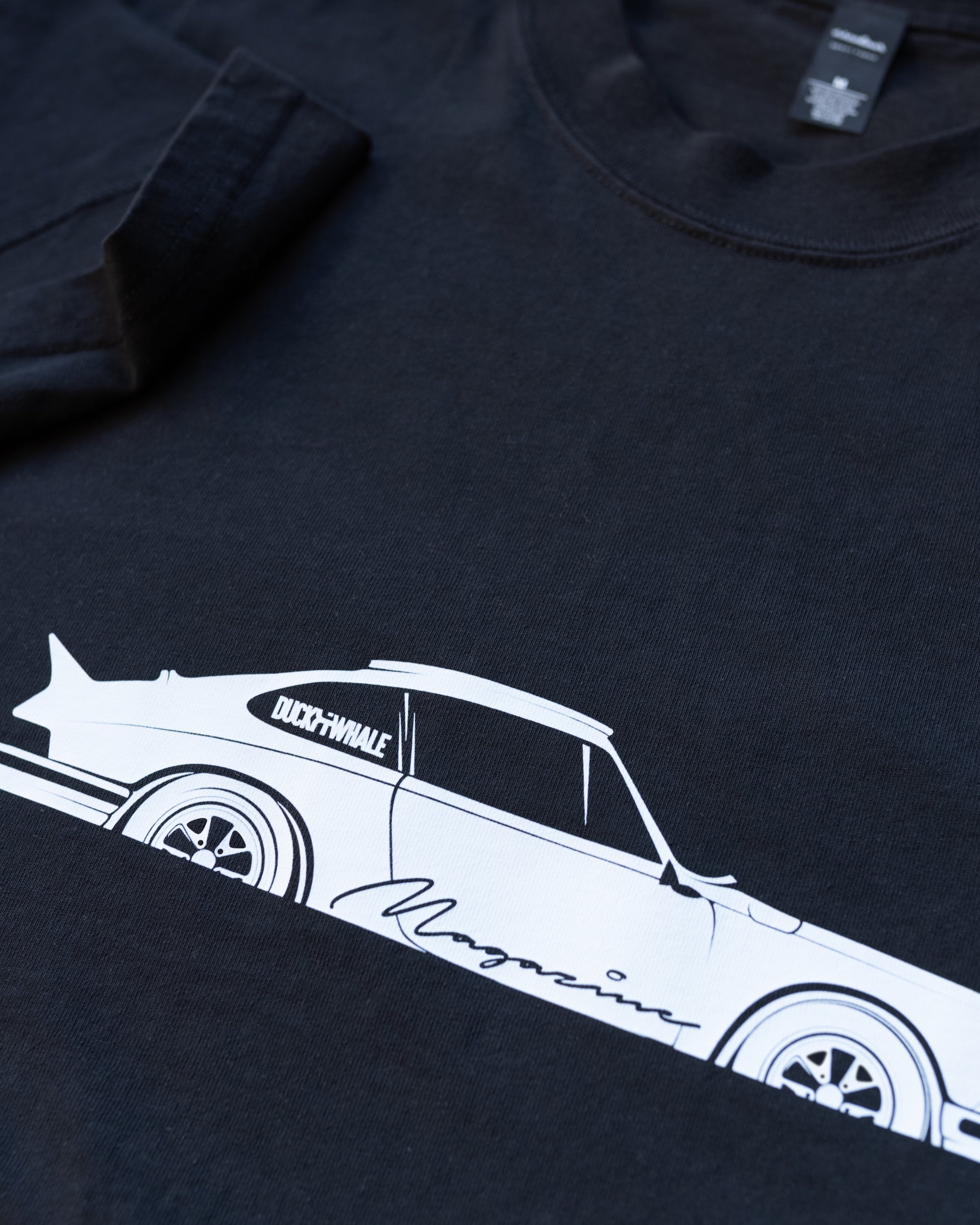 Oversized DUCK & WHALE Por-che 911 t-shirt