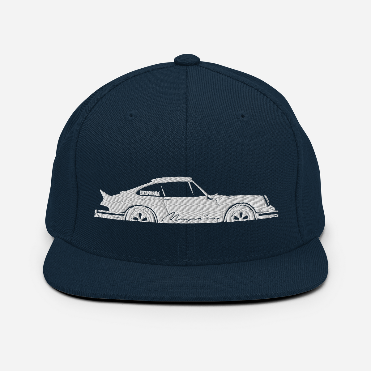 Por-che Duck & Whale Snapback Hat