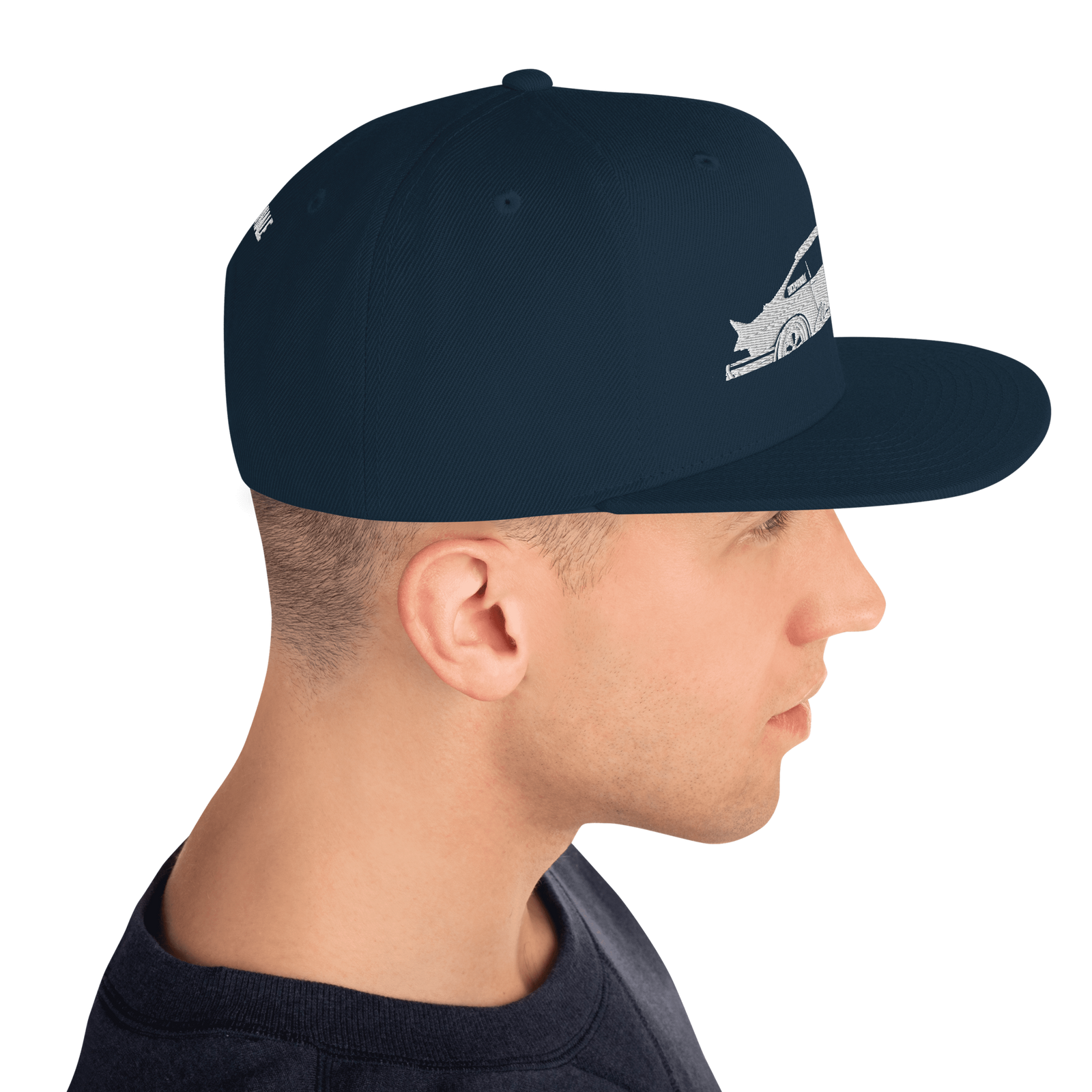 Por-che Duck & Whale Snapback Hat
