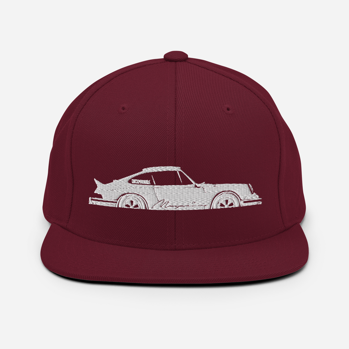 Por-che Duck & Whale Snapback Hat