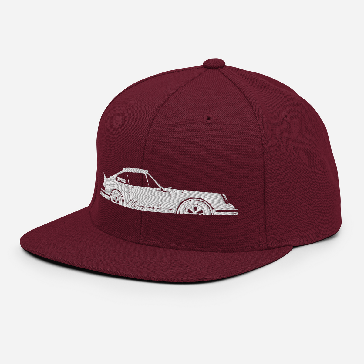 Por-che Duck & Whale Snapback Hat