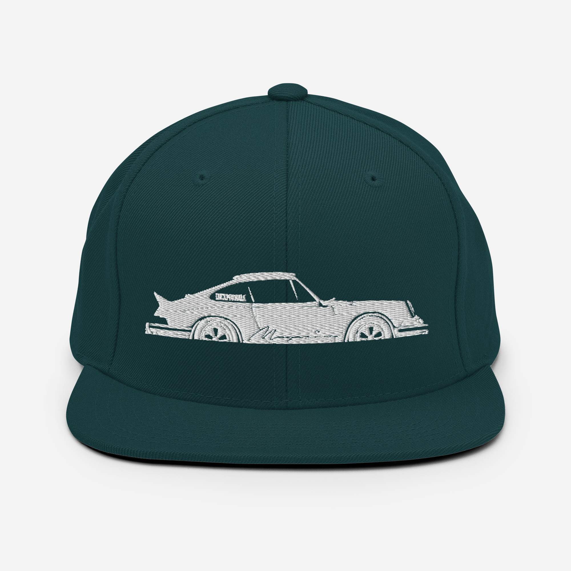 Por-che Duck & Whale Snapback Hat