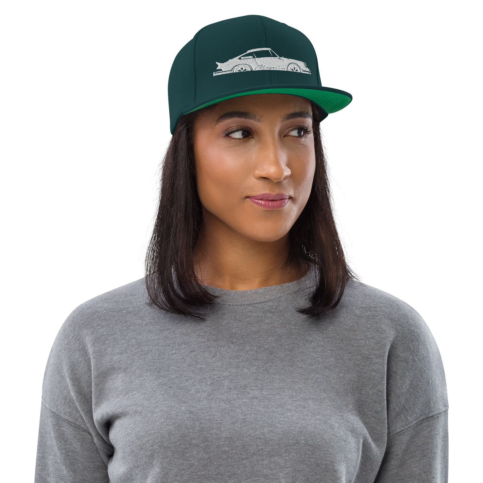 Por-che Duck & Whale Snapback Hat