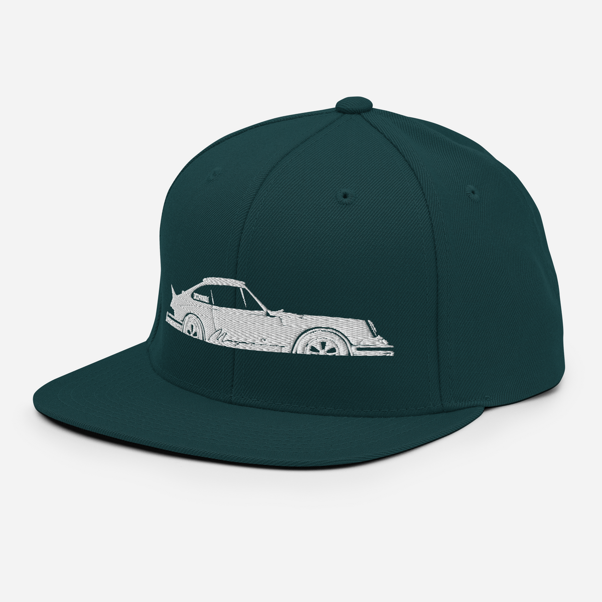 Por-che Duck & Whale Snapback Hat