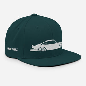 Por-che Duck & Whale Snapback Hat