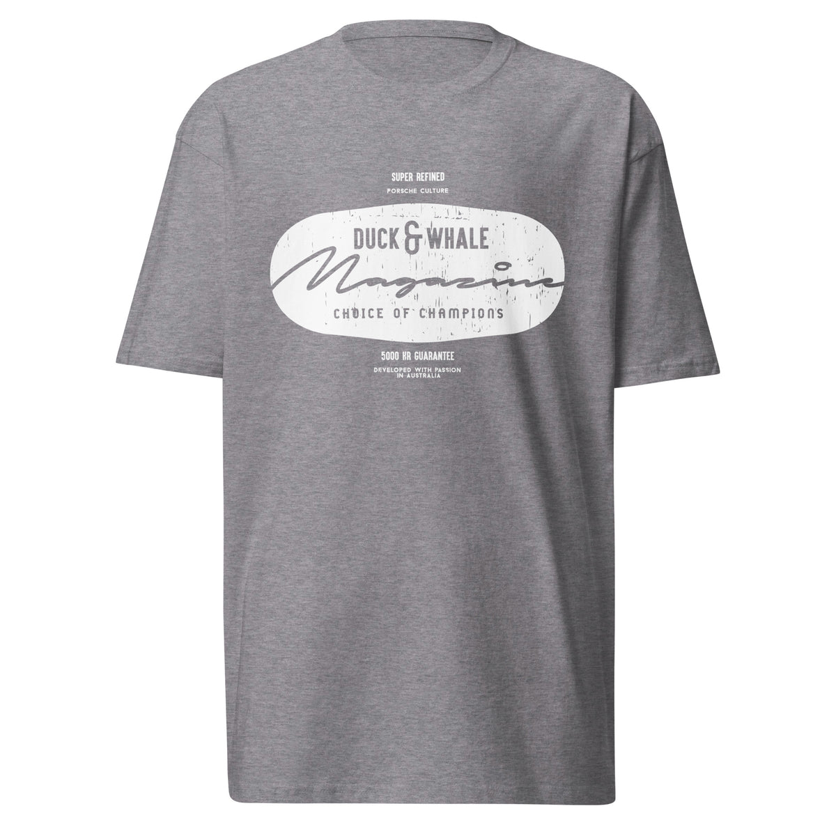 Duck &amp; Whale Choice of Champions Men’s premium heavyweight tee