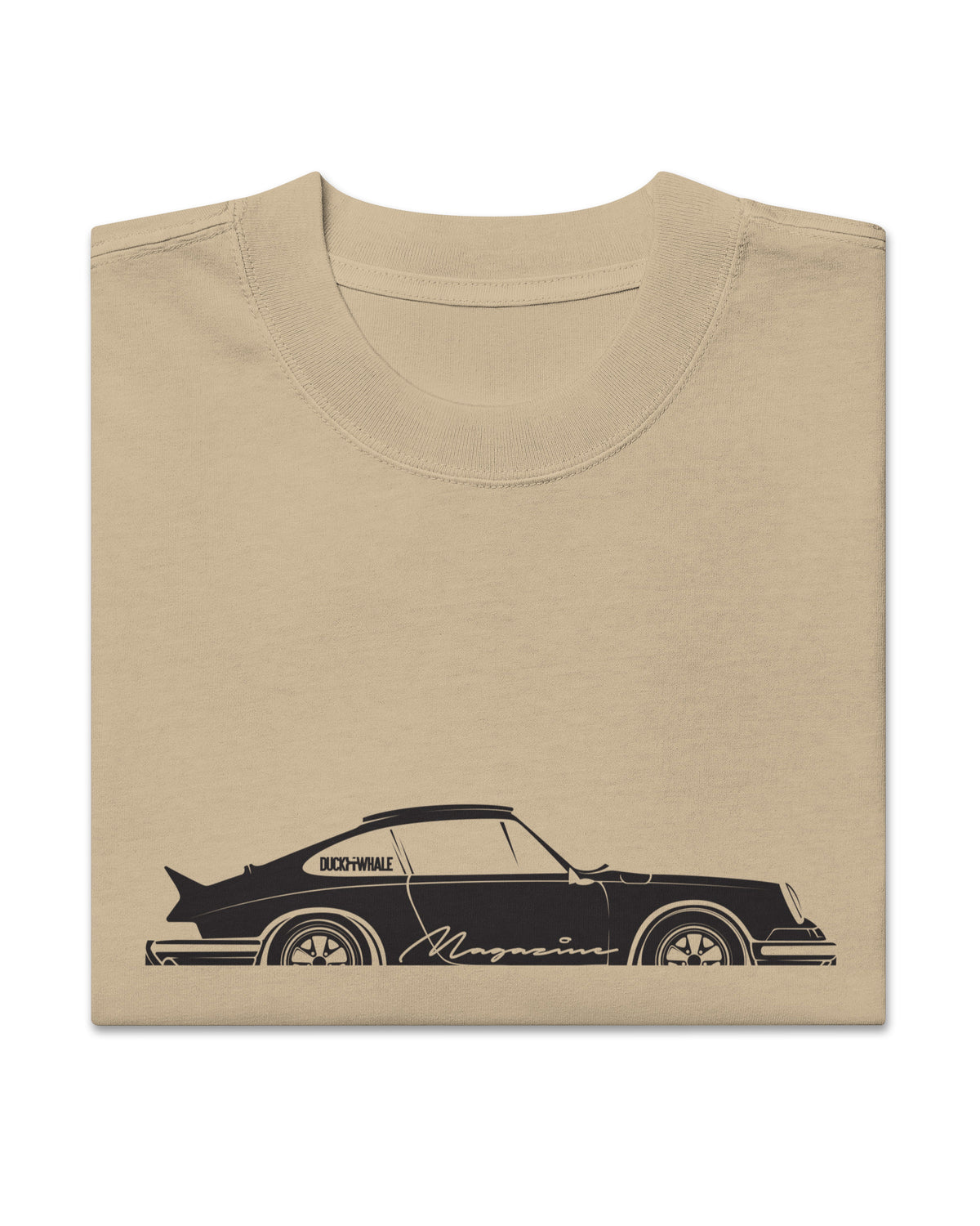 Oversized Duck &amp; Whale Por-che 911 t-shirt