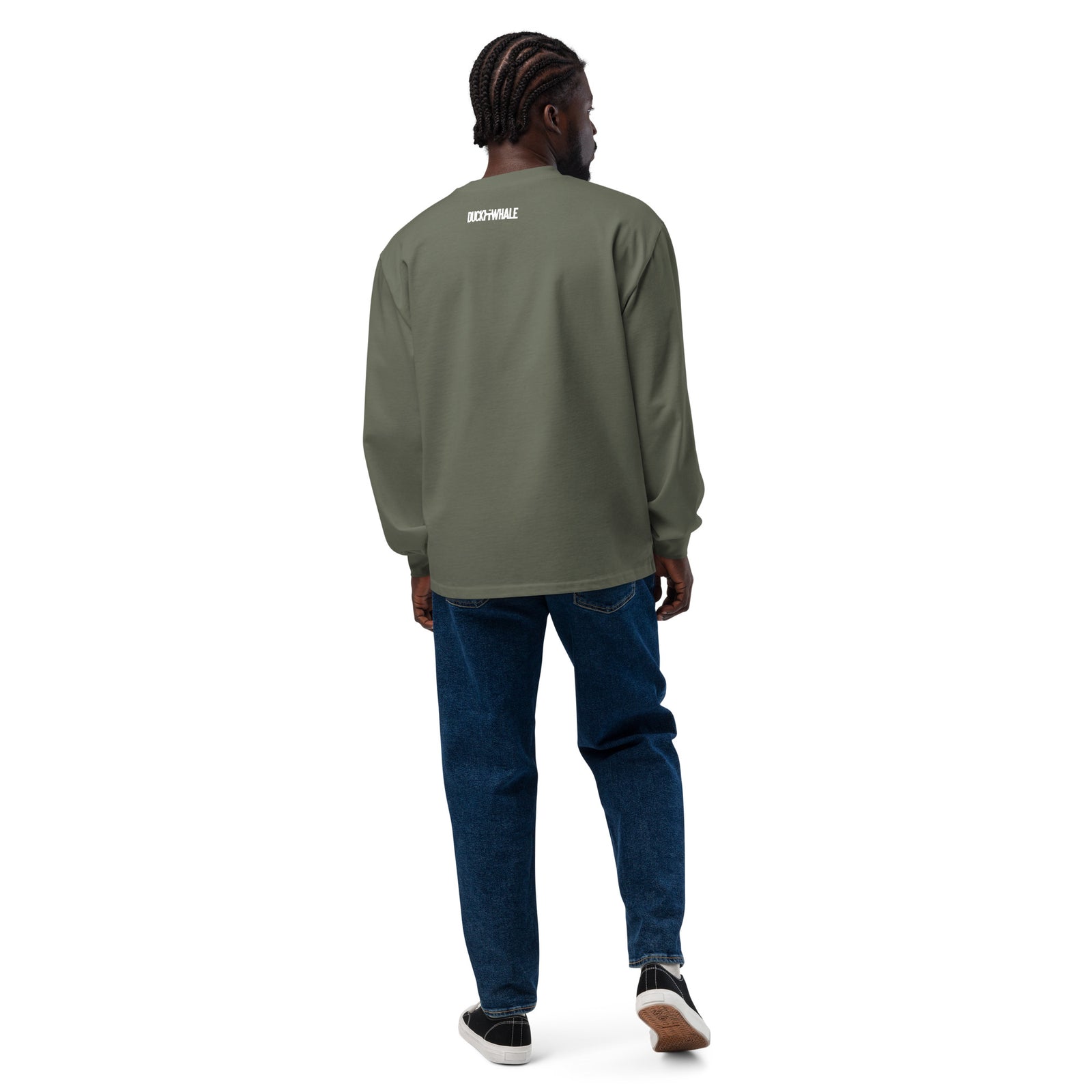 Duck & Whale Track-Day Premium heavyweight long sleeve shirt