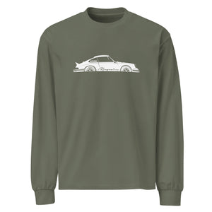 Duck & Whale Track-Day Premium heavyweight long sleeve shirt