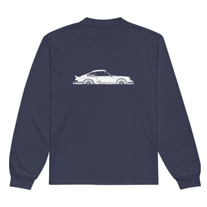 Duck & Whale Track-Day Premium heavyweight long sleeve shirt