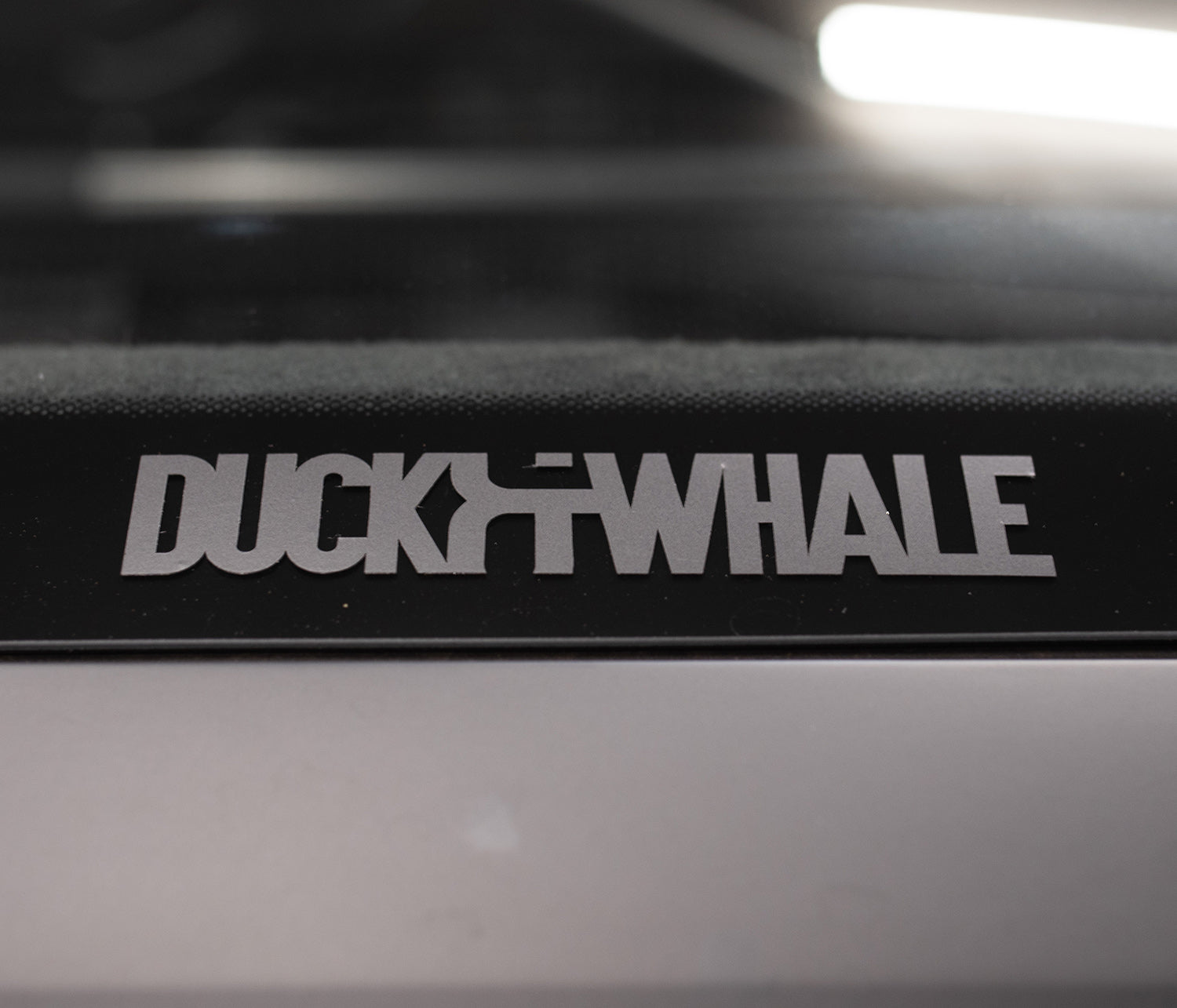 VINYL CUT DUCK & WHALE LOGO TRANSFER STICKER