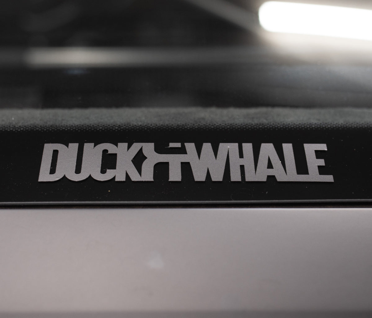 VINYL CUT DUCK & WHALE LOGO TRANSFER STICKER