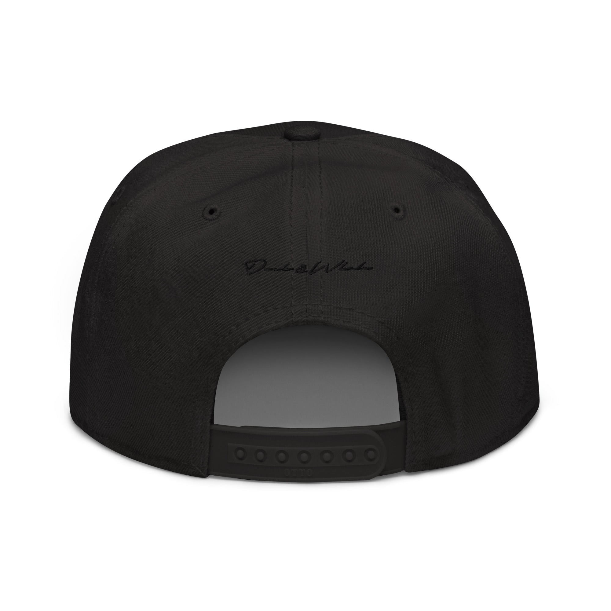 Duck & Whale Snapback Hat Black Stitching (choice of 3)