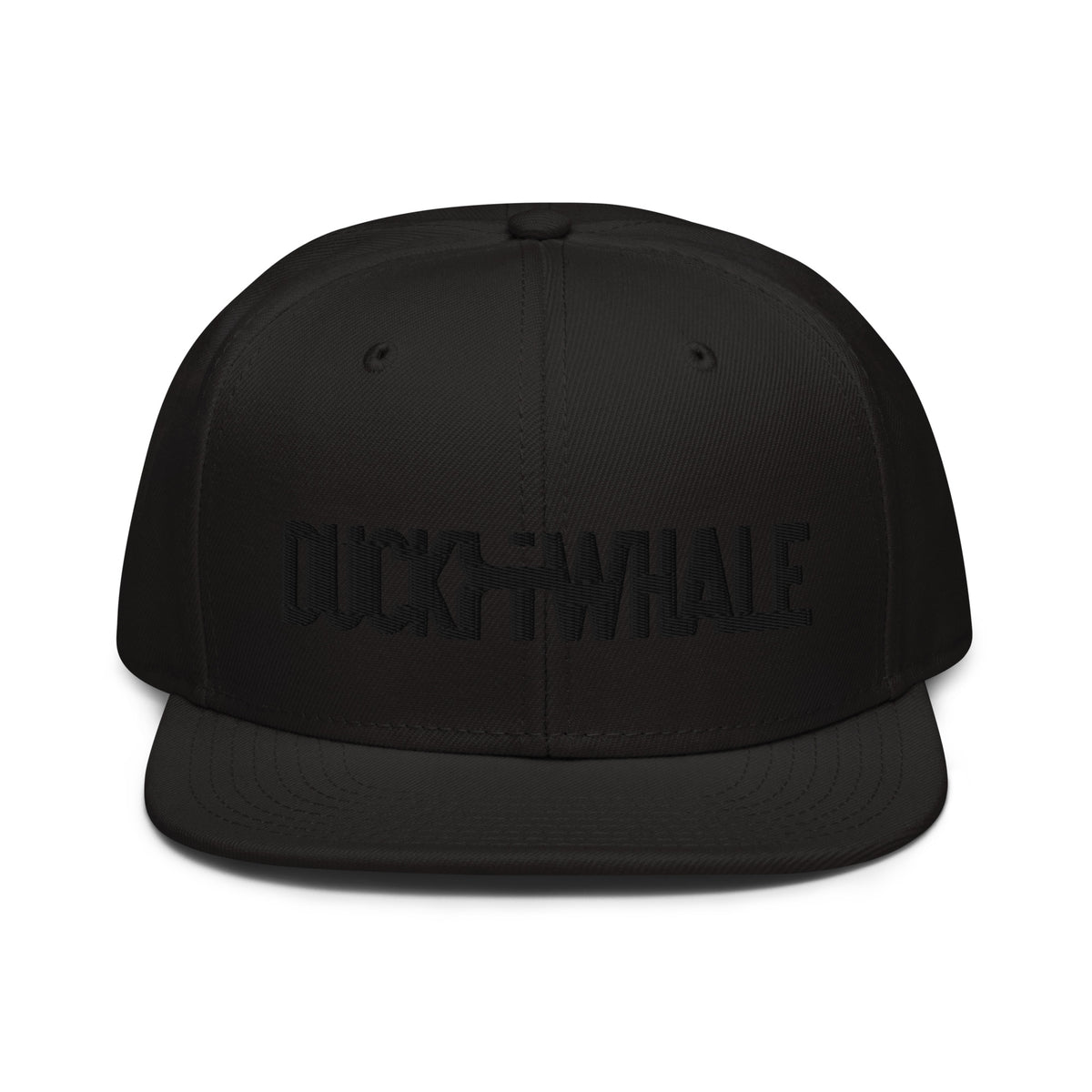 Duck &amp; Whale Snapback Hat Black Stitching (choice of 3)