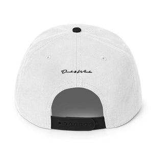 Duck & Whale Snapback Hat Black Stitching (choice of 3)