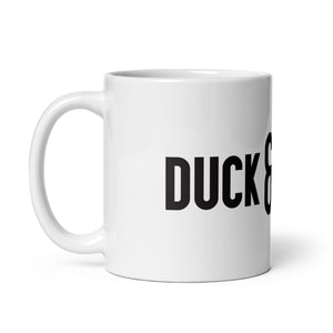 Duck & Whale White glossy mug
