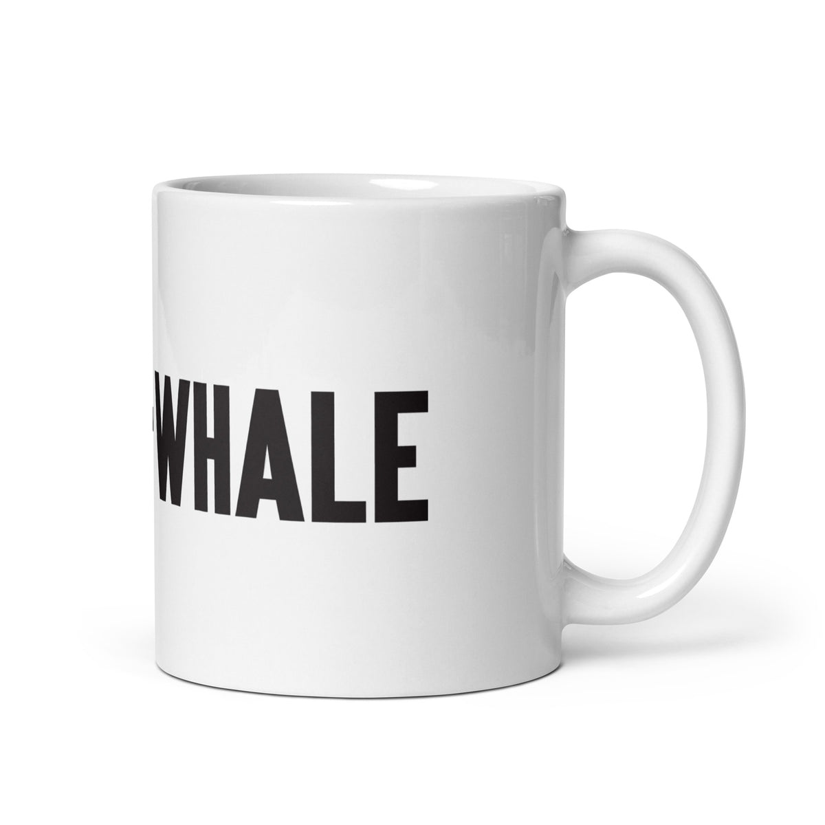 Duck &amp; Whale White glossy mug
